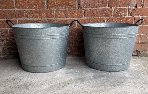2er set pflanzgefäß rund - set,
