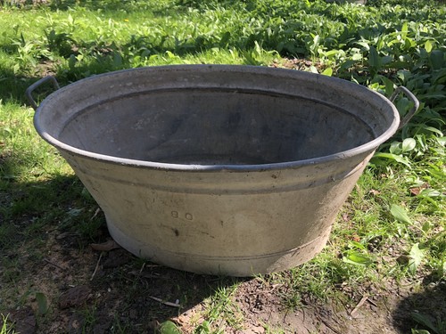 Alte zink badewanne liter - alte,