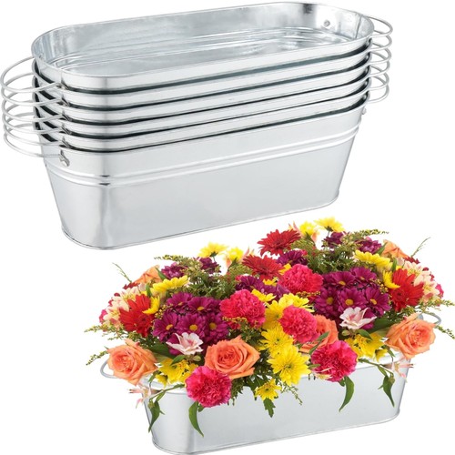 Zinkwanne set pflanzschalen - set,