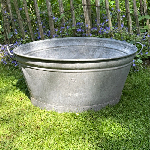Große zinkwanne l - große, 70