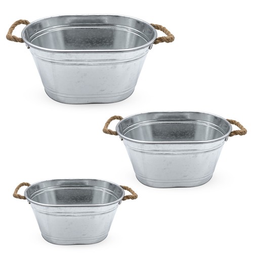 Garten deko zink wanne mit - deko,